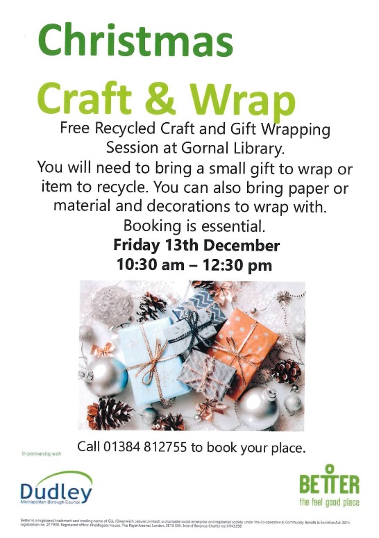 Gornal Library - Craft and Wrap